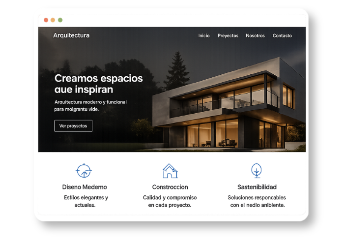 Página web profesional